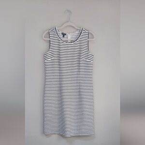 Talbots Sleeveless Striped Shift Dress